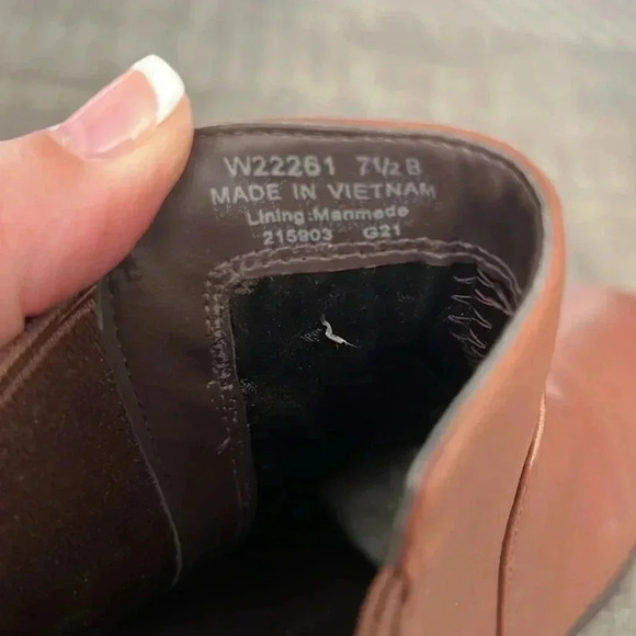 Cole Haan Women’s Grand Series Nora Bootie Leather Waterproof - 7.5 Chestnut - Picture 13 of 14